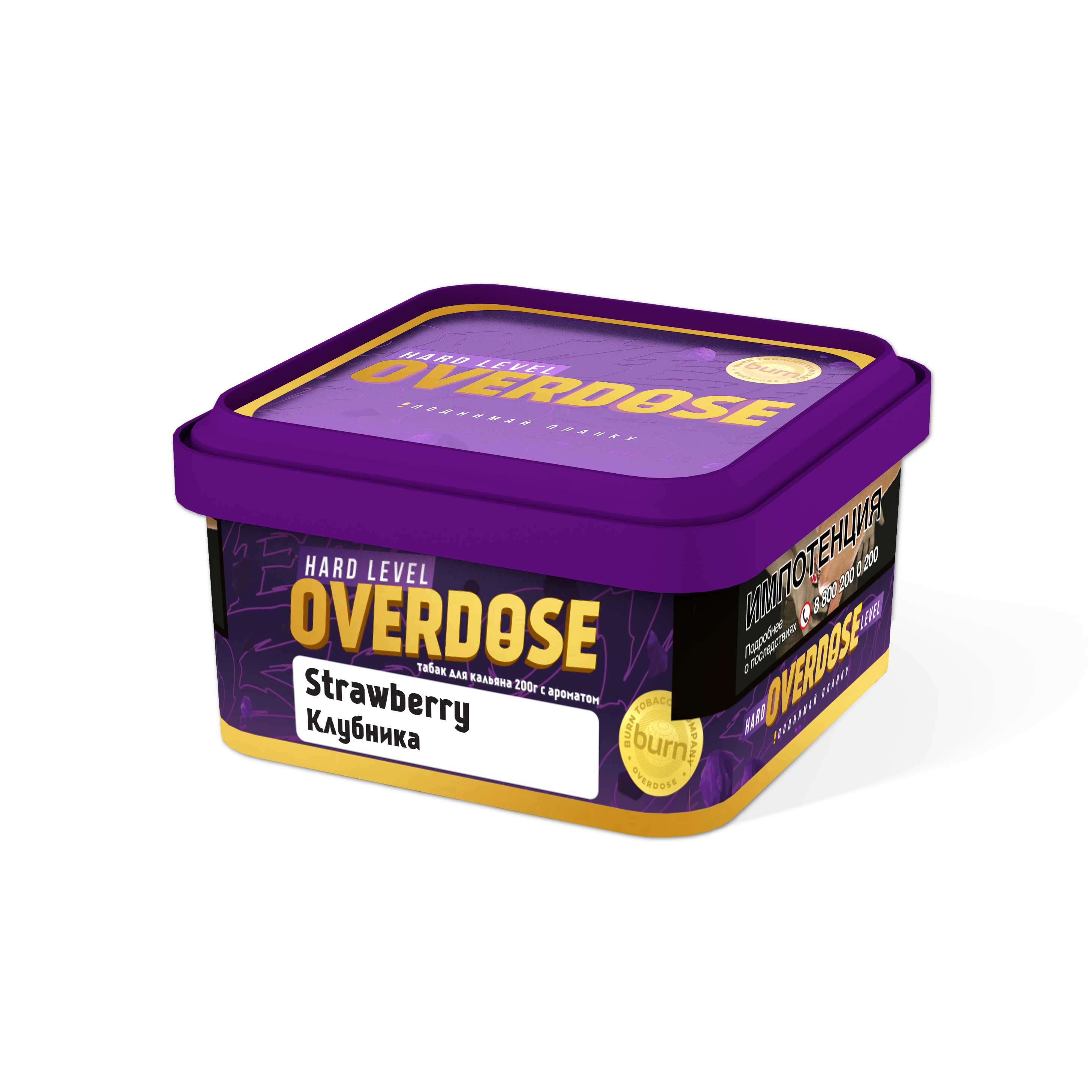 Overdose 200 гр. Strawberry