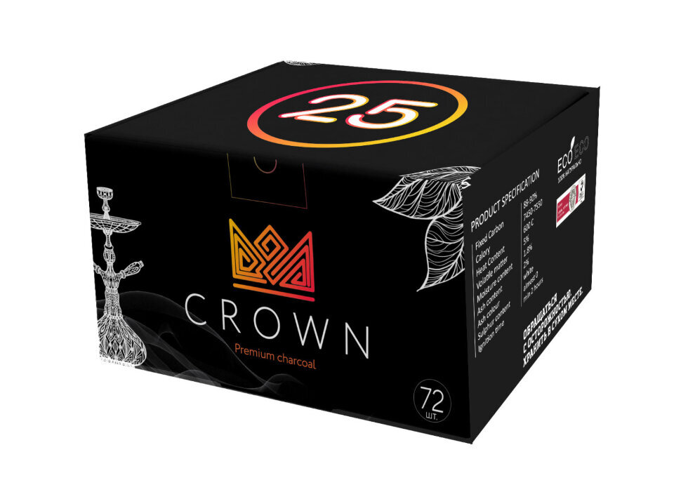 Уголь кокосовый Crown 72 куб