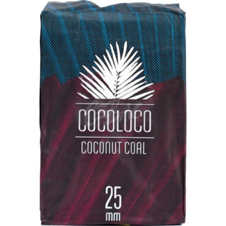 Уголь кокосовый Cocoloco 72 куб Без коробки (HORECA)