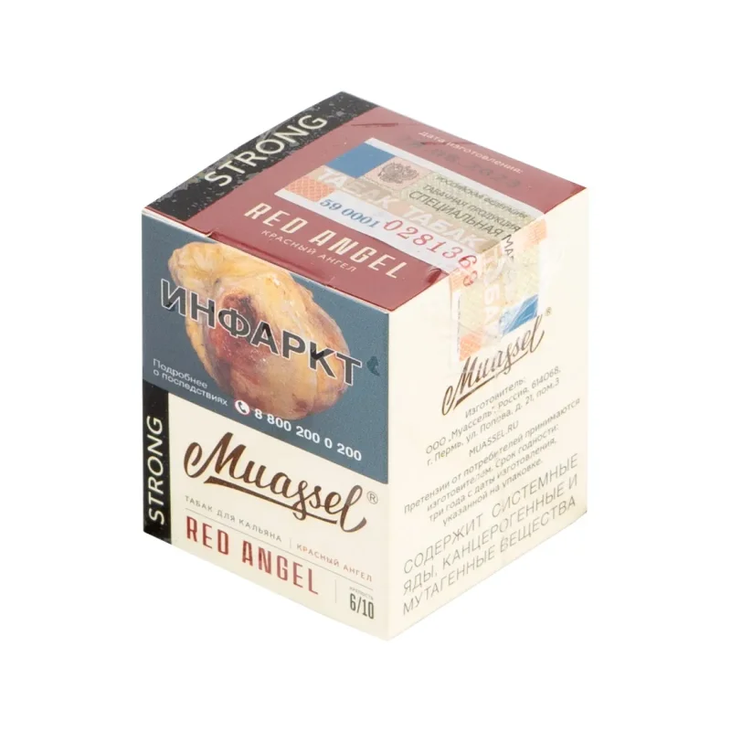 Muassel Strong 6/10 40 гр. Красный ангел