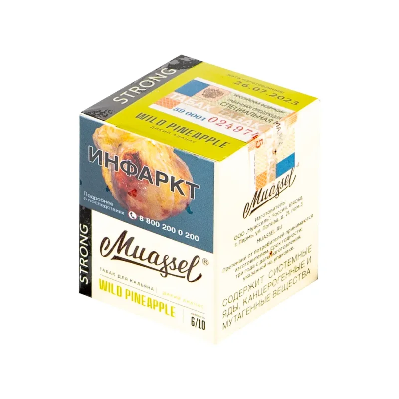 Muassel Strong 6/10 40 гр. Дикий ананас